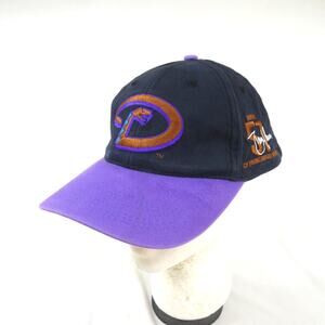 Arizona Diamondbacks Hat #51 Randy Johnson Embroidered Purple-Black Snapback